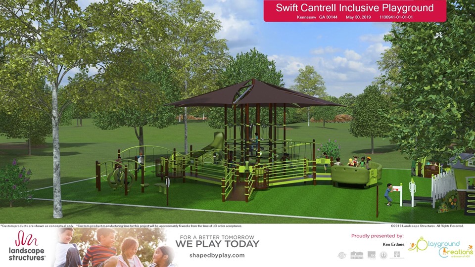 Inclusive Playground at Swift-Cantrell Park
